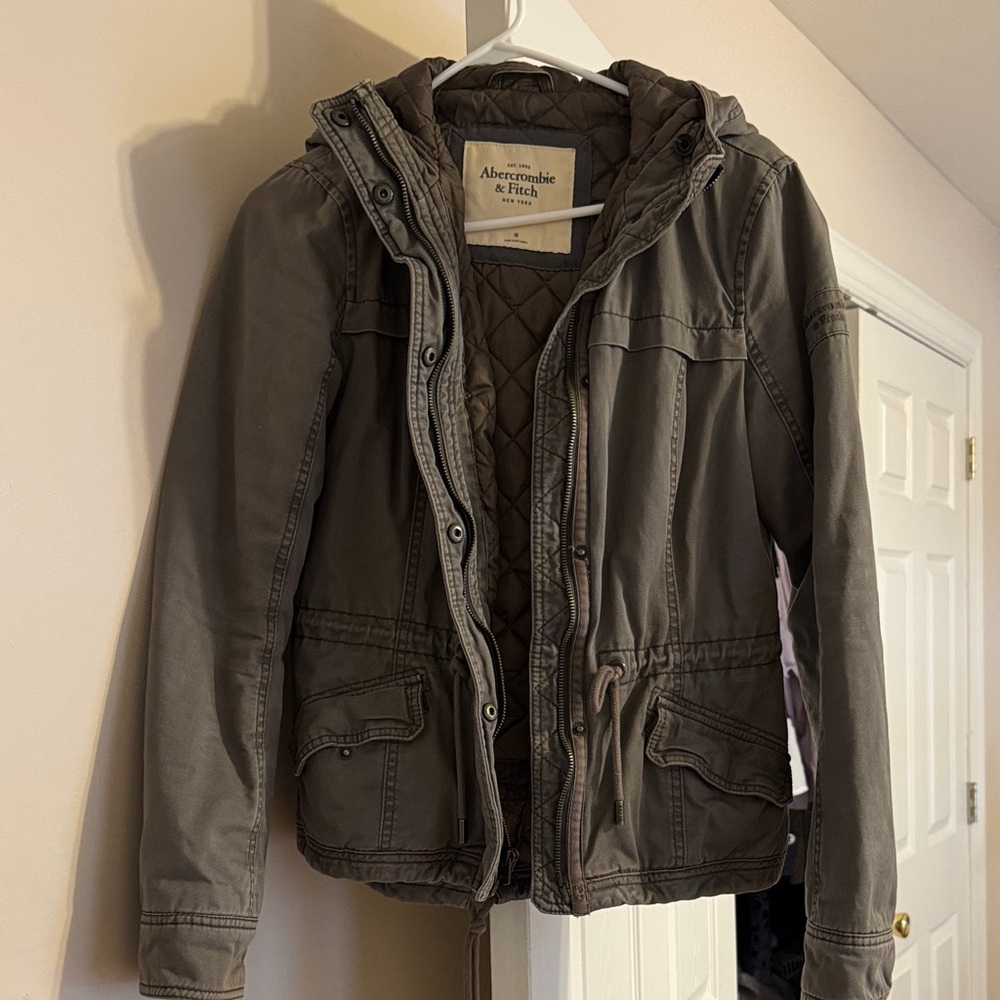 Abercrombie & Fitch Khaki Military Jacket